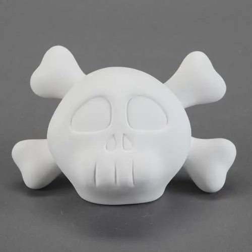Picture of Ceramic Bisque 26778 Skater Skull