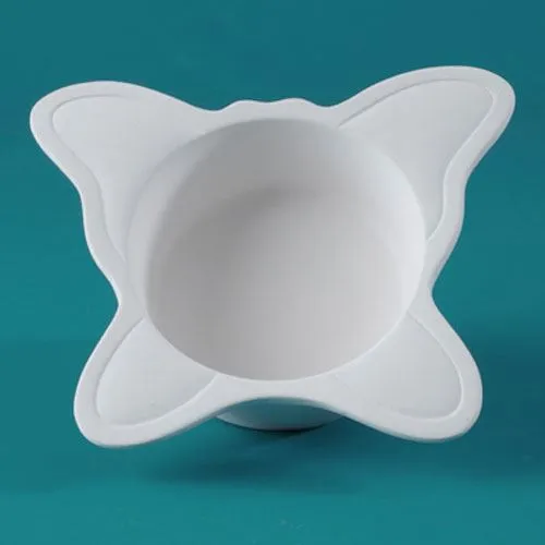 Picture of Ceramic Bisque 29864 Bisque Butterfly Bowl
