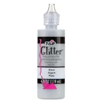 Picture of Tulip Glitter Dimensional Fabric Paint - Silver 118ml