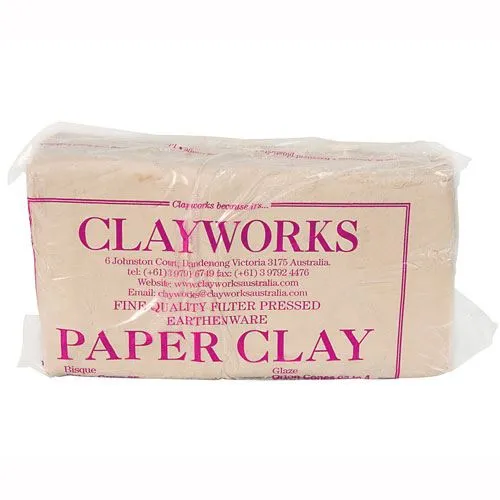 Picture of Clayworks Paper Clay Earthenware Clay 10kg