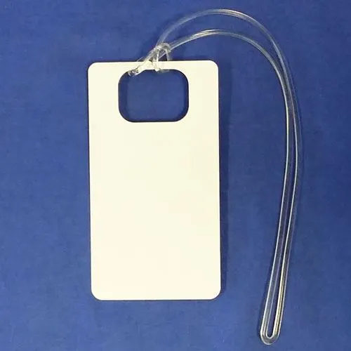 Picture of Sublimation Blank Metal Sheet Bag Tag 1