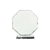 Picture of Sublimation Glass Crystal Photo Block - Octagonal