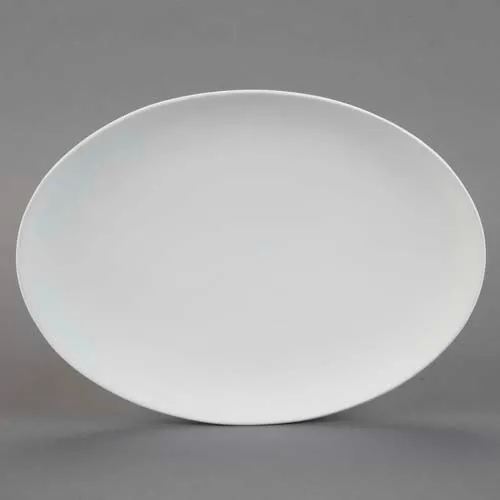 Picture of Ceramic Bisque 28575 Coupe Oval Platter