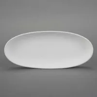 Picture of Ceramic Bisque 29858 Small Oval French Bread Plate