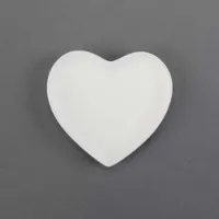 Picture of Ceramic Bisque 30614 Small Heart Plate