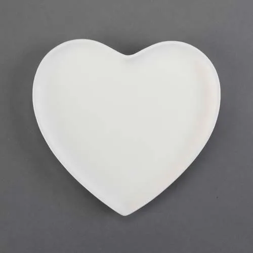 Picture of Ceramic Bisque 30615 Large Heart Plate