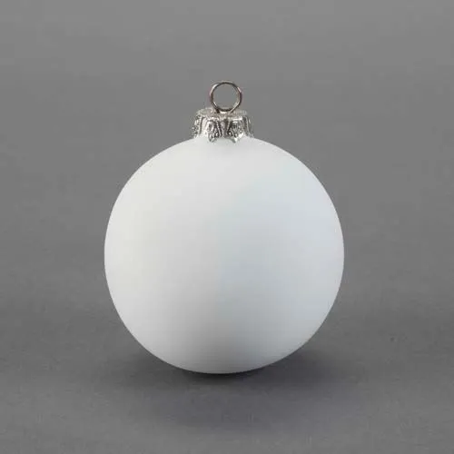 Picture of Ceramic Bisque 31979 Globe Christmas Bauble