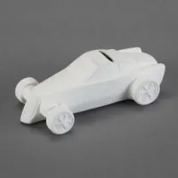 Picture of Ceramic Bisque 26147 Smokin Hot Rod Bank