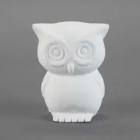 Picture of Ceramic Bisque 31807 Retro Owl Bank