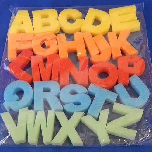 Picture of Uppercase Alphabet Sponge Letters 26pc