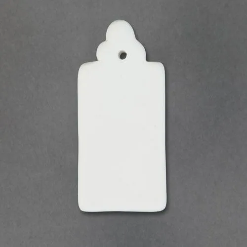 Picture of Ceramic Bisque 34395 Gift Tag Ornament