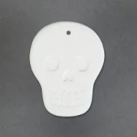 Picture of Ceramic Bisque 34392 Skull Ornament