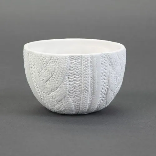 Picture of Ceramic Bisque 34381 Cosy Sweater Bowl