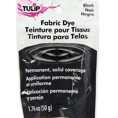 Picture of Tulip Fabric Dye Sachet - Black