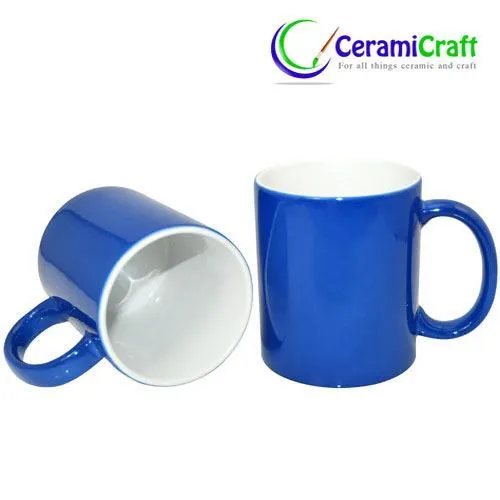 Picture of Sublimation Coffee Mug 11oz Colour Change Magic Mug - Blue