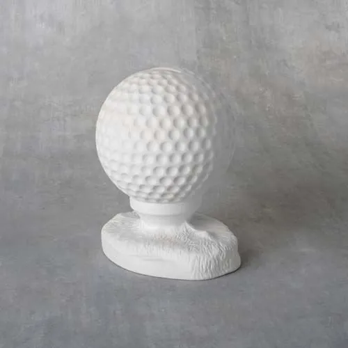 Picture of Ceramic Bisque 38338 Golf Ball Bank