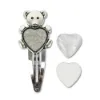 Picture of Sublimation Hair Clip Teddy Bear - Heart