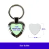 Picture of Sublimation Metal Keyring Heart Shape