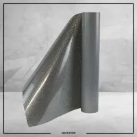 Picture of Heat Transfer Vinyl Glitter Flex Ultra - Silver