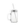 Picture of Sublimation Glass Mason Jar with Straw 12oz