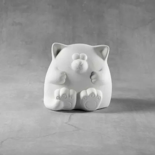 Picture of Ceramic Bisque CCX829 Cat Bankable 6pc