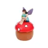 Picture of Ceramic Bisque Mushroom Fairy Box 4pc