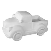 Picture of Ceramic Bisque Truck Bank 2pc