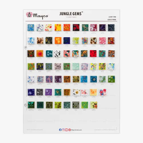 Picture of Mayco Tile Chart - Jungle Gems