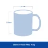 Picture of Permasub Sublimation Coffee Mug 11oz - Dark Blue Inner